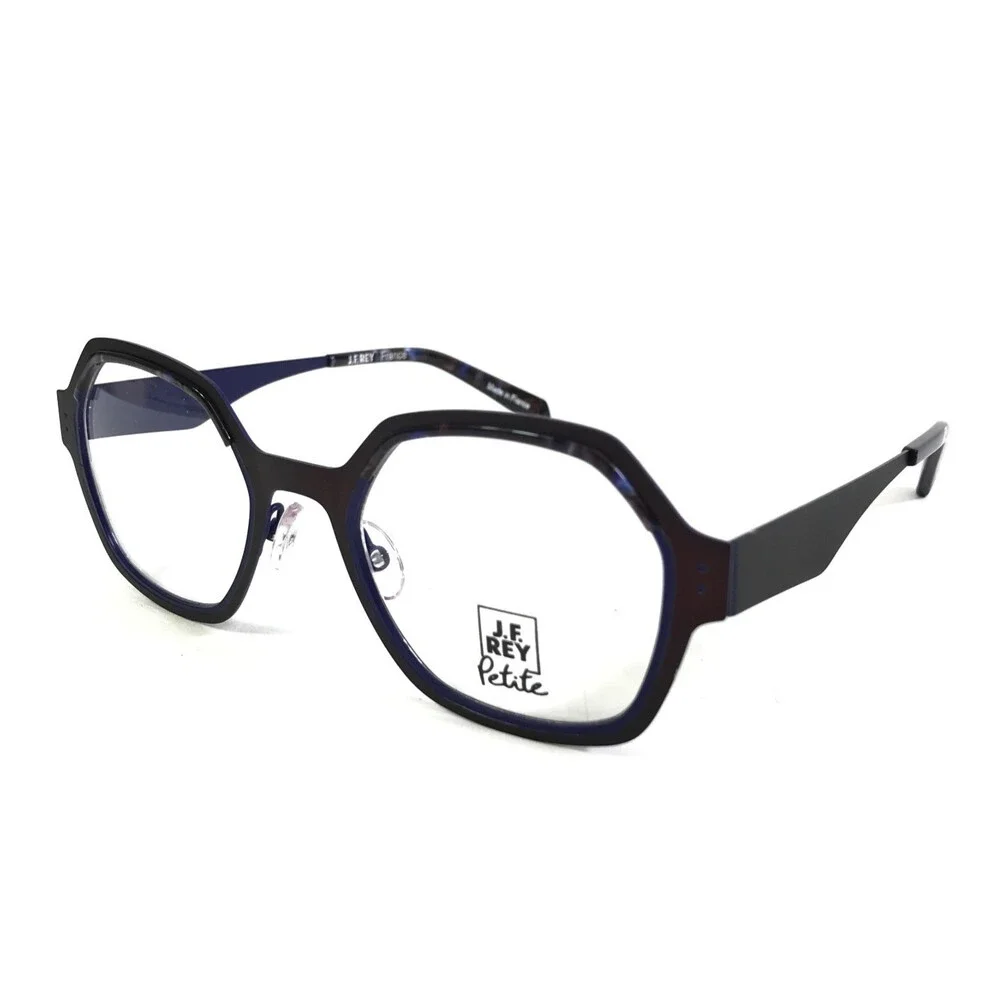 J. F. Rey Petite Eyeglasses Frames PM098 2963 Purple Bordeaux Red 48-20-140